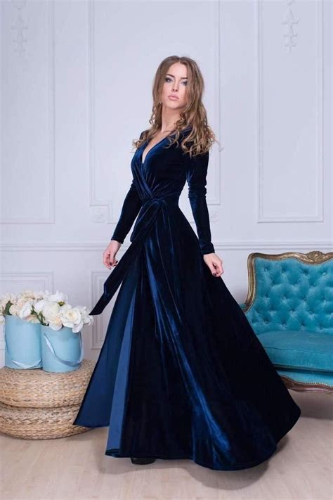 navy blue velvet bridesmaid dresses